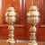 Mid 19th Century Pair of Scroll Footed Antique American Brass Andirons For Sale - Image 5 of 11