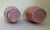 Pink Large Crackle-Glaze Ceramic Vases - Pair For Sale - Image 8 of 8