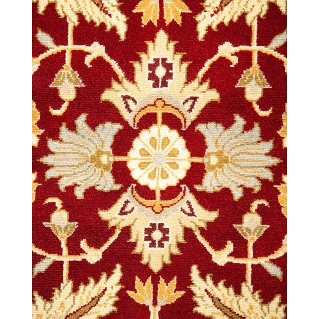Traditional Mogul, One-of-a-Kind Hand-Knotted Area Rug in Red, 3' 3" x 5' 1" For Sale - Image 3 of 8