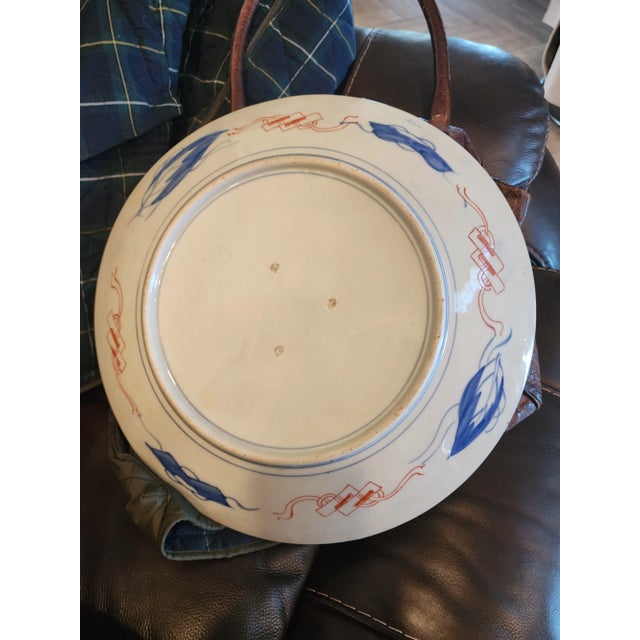 Japanese Antique Imari Charger For Sale - Image 3 of 7