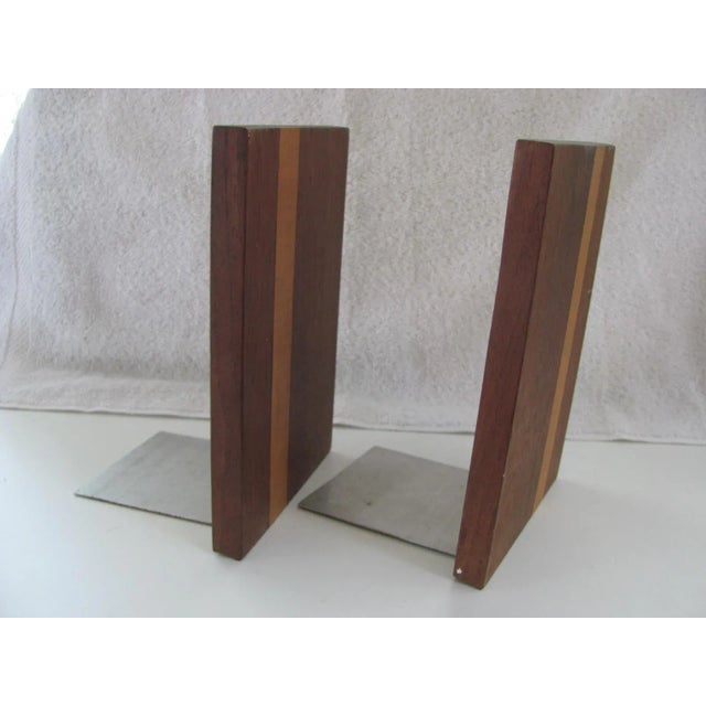 Mid-Century Modern Mid Century Martz / Marshall Studio Style Mixed Woods Bookends - A Pair For Sale - Image 3 of 13