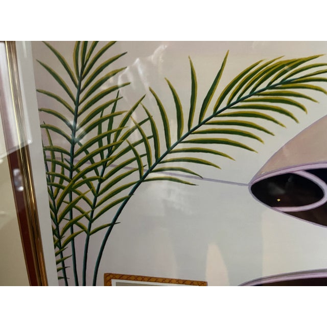 Postmodern Fanch (Francois Ledan) "Oval Lounge" Serigraph, Signed & Numbered For Sale - Image 4 of 13