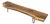 Extra Long Sculptural Live Edge Wood Bench or Long Coffee Table Hairpin Legs For Sale