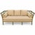 1920s Regency Style Carved and Hand Painted Daybed Settee Sofa For Sale - Image 12 of 12