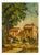 Ardengo Soffici, Italian Landscape, 1940s, Oil on Walnut For Sale