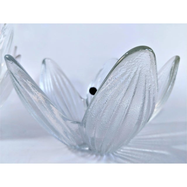 Transparent Rosenthal Studio Line Bleikristall German Glass Flower Petal Bowls - Set of 10 For Sale - Image 8 of 13