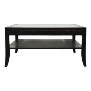 Stanley Furniture Contemporary Modern 37" Square Accent Coffee Table W. Glass Top