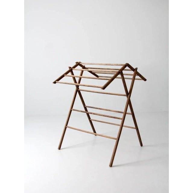 French Country Antique Drying Rack For Sale - Image 3 of 8