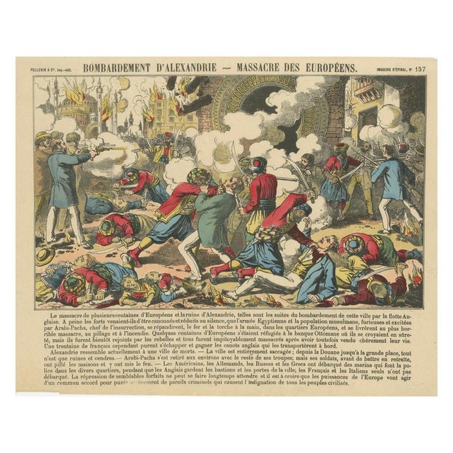 Egypt Crisis Battle Scene, 1882, Paper For Sale - Image 10 of 10