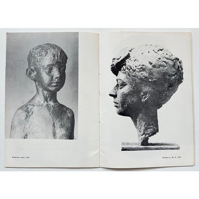 Józef Galica, Sculptures of Mrs. M. S., Bronze and Plaster, Poland, 1960s, Set of 2 For Sale - Image 17 of 18
