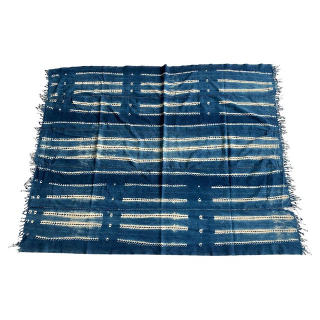 Antique Indigo Mali Textile For Sale - Image 15 of 18