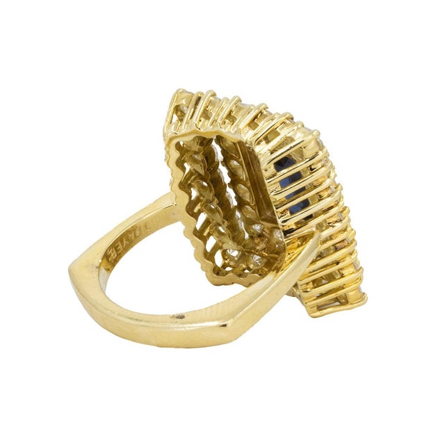 Late 20th Century Late 20th Century Keith Davis Sapphire Ring, Size 5.75 For Sale - Image 5 of 5