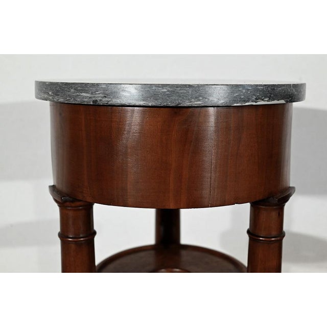 Early 19th Century Empire Red Cherry Tree Athenian For Sale - Image 5 of 14