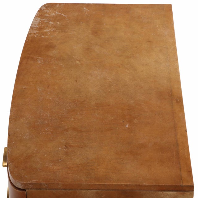 French Art Deco Parchment Covered Dresser, C. 1940. For Sale In Philadelphia - Image 6 of 6