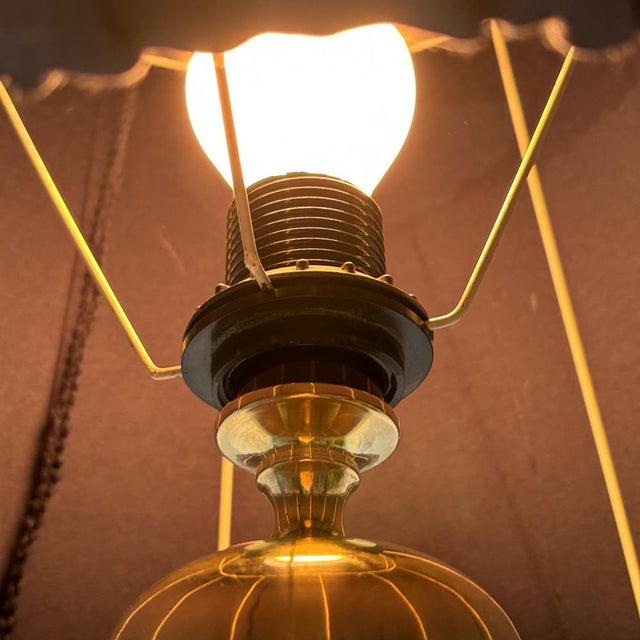 Mid-Century Scandinavian Table Lamp Model Gma705 with Brass Spheres, Sweden, 1960s For Sale - Image 9 of 12