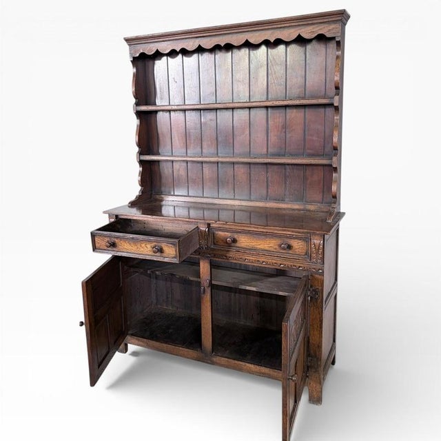 Arts and Crafts Oak Kitchen Pantry by Christopher Pratt For Sale - Image 6 of 7