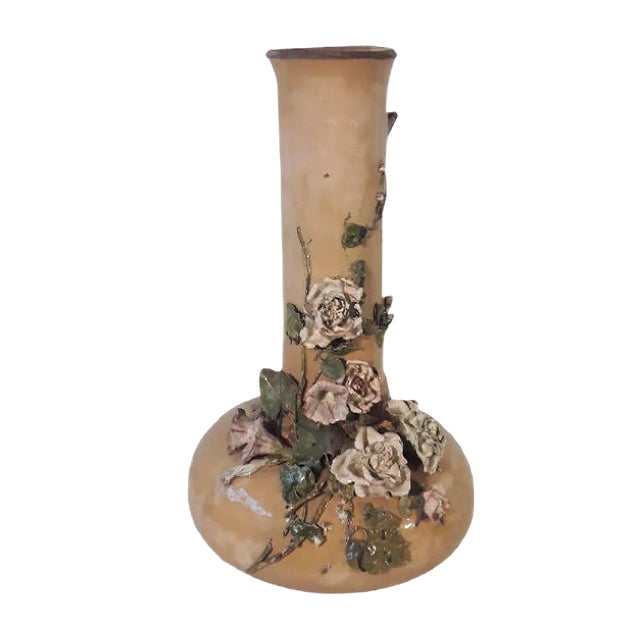 Antique Vase by A.F. Zanarese For Sale