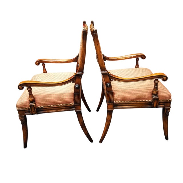 Own a Masterpiece of Classic American Craftsmanship With This Rare Set of Four Antique Hickory White Maple Armchairs. For Sale In Raleigh - Image 6 of 12