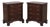 Pair of Henkel Harris Mahogany Nightstands For Sale