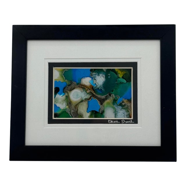 Cheri Issel Original Signed Contemporary Abstract Painting For Sale