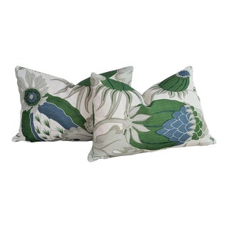 Christopher Farr Cloth Carnival Performance Lumbar Pillows - Set of 2 For Sale