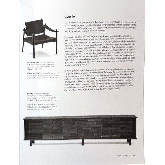 Black "Modern Furniture in Brazil" by Maria Cecilia Loschiavo Dos Santos - 2nd Edition For Sale - Image 8 of 8