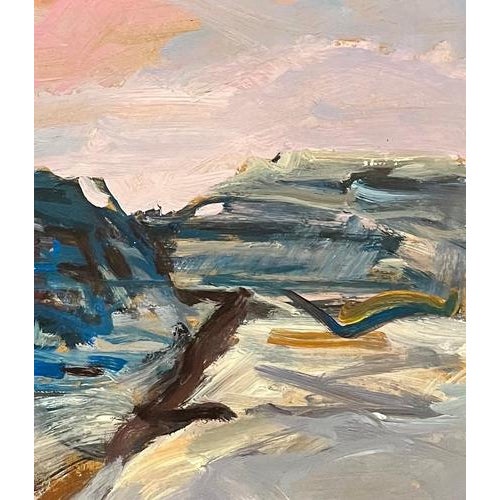 Jean Krille, Landscape 148, 1985, Oil on Masonite For Sale - Image 6 of 10