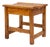 Industrial Brutalist Wooden Stool, Belgium, 1920s For Sale