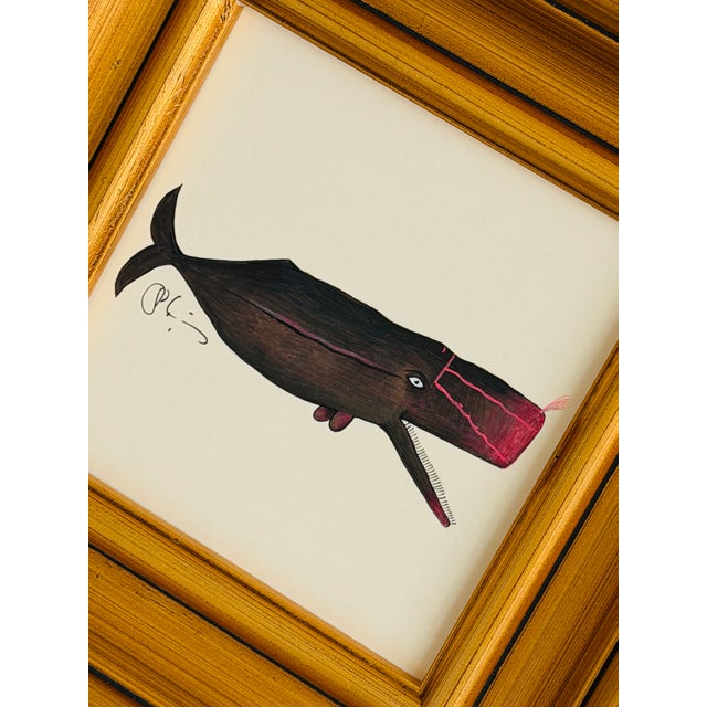 Hand-painted by master artists using acrylic paints and natural pigments, this wonderfully whimsical whale is full of...
