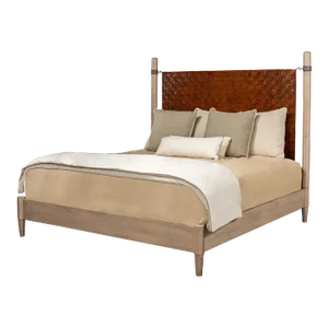 Modern Industrial King Bed