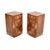 Art Deco Walnut Bedside Tables, 1930, Set of 2 For Sale - Image 4 of 11