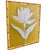 Contemporary Original Botanical Diptych — Magnolia & Lotus, Oil on Canvas in Gold Bamboo Frames, 11" X 14" Each, by Tatiana Duperault For Sale - Image 3 of 5