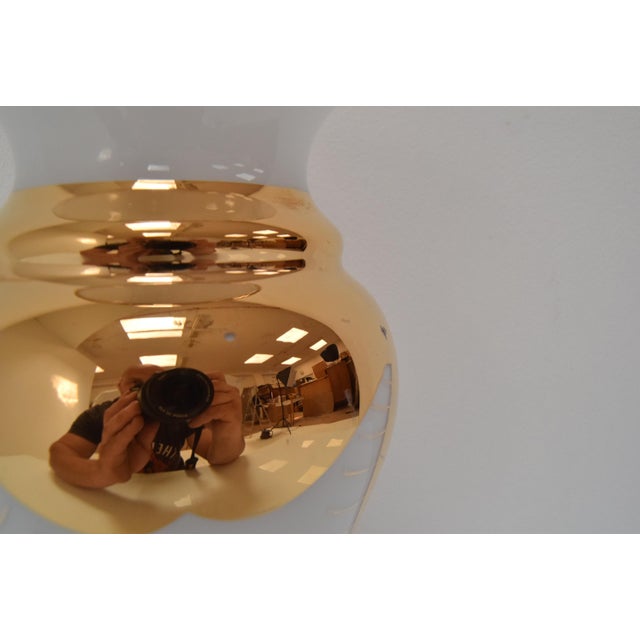 Gold Art Glass Vase, Glasswork Novy Bor, 1960s For Sale - Image 8 of 14
