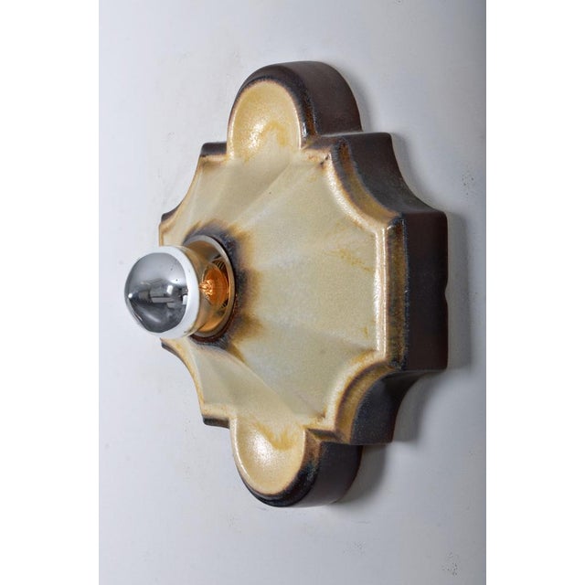 Mid-Century Modern Fat Lava Sconce from Hustadt Leuchten, 1970s For Sale - Image 3 of 5