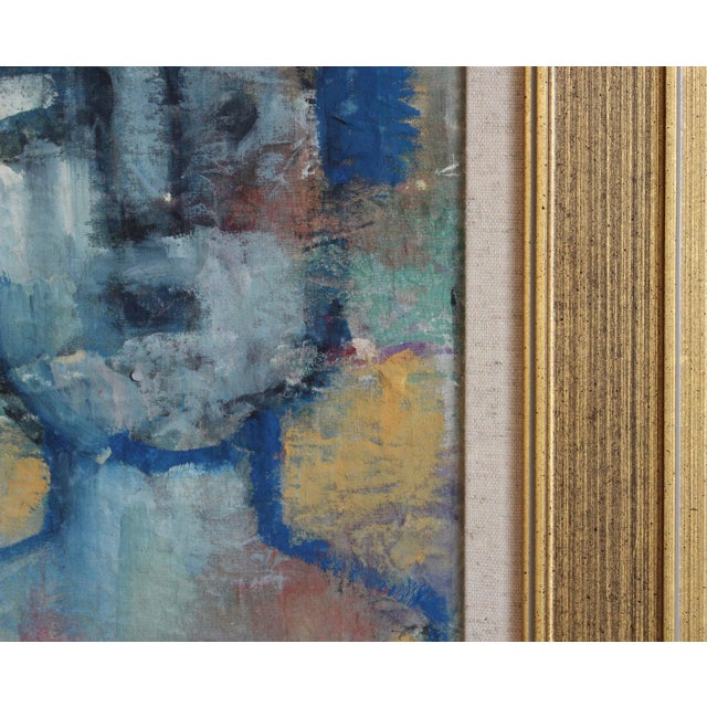 Florentine School Artist, Hidden Portraits XIX, 1990s, Acrylic on Canvas, Framed For Sale - Image 9 of 11