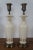 Mid 20th Century Mid 20th Century Neoclassical Grecian Cameo Face Ceramic Torchiere Table Lamps - a Pair For Sale - Image 5 of 13
