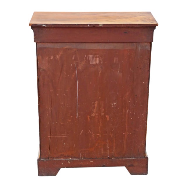 Antique Inlaid Burr Walnut Pier Display Cabinet, 1880s For Sale - Image 9 of 10