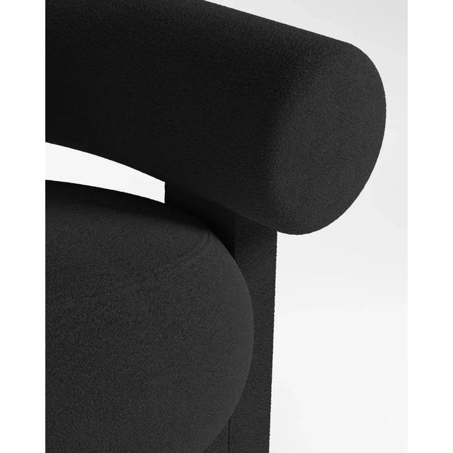 Cassete Armchair in Boucle Black by Alter Ego for Collector, in New conditions. Designed from 2000