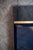 Contemporary Sideboard in Sapphire Blue Glass and Brass Frame from Justfurnituress SRL For Sale - Image 3 of 9