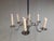 Early 20th Century Antique Punched Tin Six-Arm Candle Chandelier, New Mexico, Spanish Colonial Style For Sale - Image 5 of 16