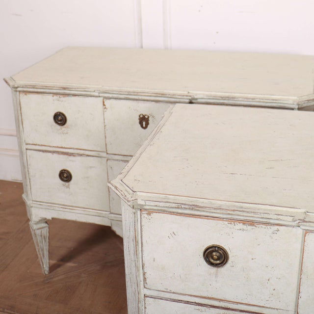 Swedish Breakfront Commodes, Set of 2 For Sale - Image 5 of 11