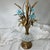 Baby Blue Vintage Italian Gold Leaf and Venetian Glass Table Lamps For Sale - Image 8 of 18