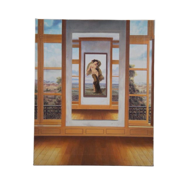 Late 20th Century Homero Aguilar "Oceanide" Figurative Giclee Print on Canvas For Sale - Image 12 of 12