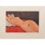 Adtunning First Edition offset lithograph, print, of painting "Nu Au Coussin Blanc" (Nude Reclining on a White Pillow,...
