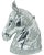 Vintage Equestrian Horse Head Champagne Ice Bucket Cooler Silverplate For Sale - Image 9 of 10