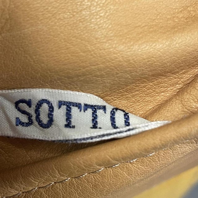 Italian Leather 2 Seater Sofa, 1980s For Sale - Image 11 of 13