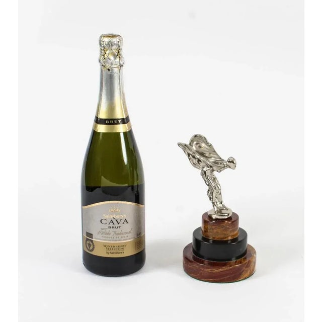 Vintage Rolls Royce Spirit of Ecstasy Car Mascot For Sale - Image 11 of 12