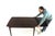 Rectangular Extendable Rosewood Goes Dining Table For Sale - Image 12 of 15