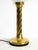Gold Large Column-Style Table Lamp in Brass with Frosted Glass Globe, 1960s For Sale - Image 8 of 18