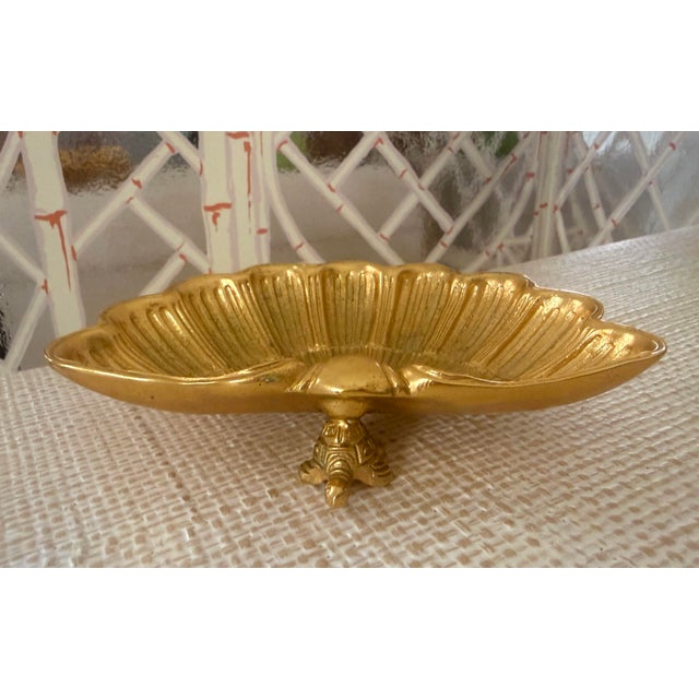Sherle Wagner Shell Gold Plate Soap Dish For Sale - Image 11 of 12